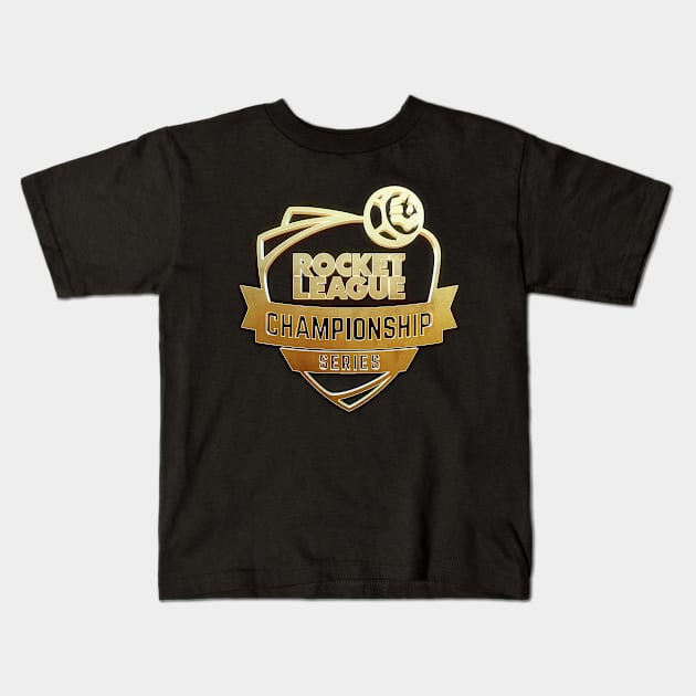 Rocket League Championship Kids T-Shirt by ChrisHarrys